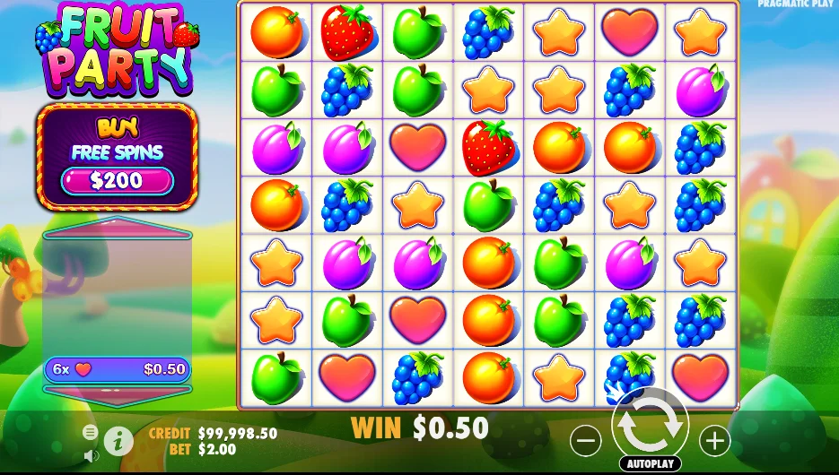 play fruit party slot